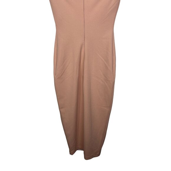 Nookie Hollywood Midi Dress Women’s XS Blush Bodycon Cocktail Party NWT - Picture 11 of 12